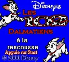 une photo d'Ã©cran de Les 102 Dalmatiens a la Rescousse sur Nintendo Game Boy Color